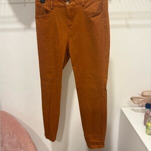 Loft Rust-Colored Women’s Slim Jeans